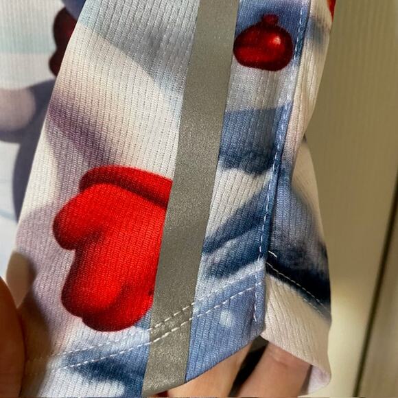 Unbranded Christmas Skort‎ Jack Frost Snowy Country Scene Pocket Women's Medium - Picture 10 of 13